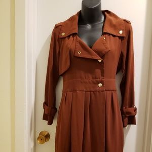 Fall Rust dress sz S NWOT